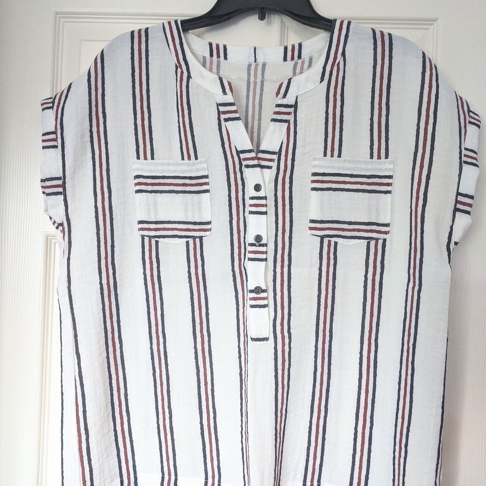 Women summer top: rayon 80% nylon 20%, NEW w/o tag